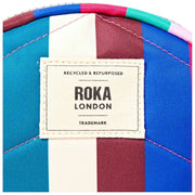 Roka Paddington B Torba na ramię z płótna pochodzącego z recyklingu - szerokie paski, wielokolorowa
