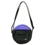 Roka Paddington B Small Creative Waste Two Tone Recycled Nylon Crossbody Bag - Black/Simple Purple