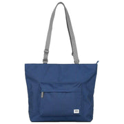 Roka Trafalgar B Recycled Canvas Tote Bag - Dark Wash Denim Blue