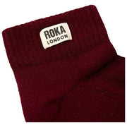 Skarpetki do kostki Roka Wembley - śliwkowy burgund