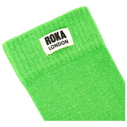 Skarpetki Roka Wimbledon Crew - Online Limonkowe