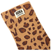 Skarpety Roka Wimbledon Crew - Savannah Leopard Sand Beige
