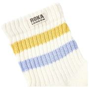 Skarpety Roka Windosr Stripe Crew - letni żółty/oset