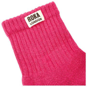 Skarpety Roka Windsor Solid Crew - Granita Red