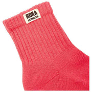 Skarpety Roka Windsor Solid Crew - Sugar Coral Pink
