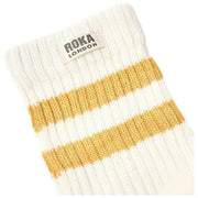 Skarpety Roka Windsor Stripe Crew - kukurydziany żółty