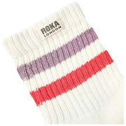 Skarpety Roka Windsor Stripe Crew - Flint/Czerwony