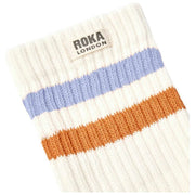 Skarpety Roka Windsor Stripe Crew - Thistle/Spalona Pomarańcza