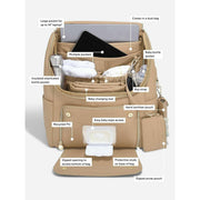 Plecak do przewijania dziecka Stackers – Camel Tan
