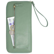Etui na paszport Stackers Wave Family – Seafoam Green