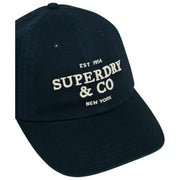 Czapka z daszkiem Superdry & Co Company Logo – Eclipse Navy