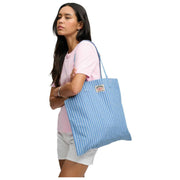 Torba materiałowa Superdry & Co Oxford Stripe – Broker Blue Stripe