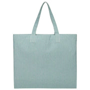 Torba materiałowa Superdry & Co Oxford Stripe – miętowa/kredowo-biała w paski