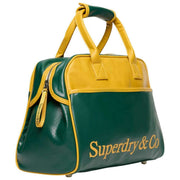 Superdry & Co Torba gimnastyczna w stylu retro - zielona/złota