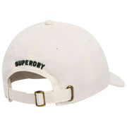 Haftowana czapka z daszkiem Superdry & Co SD – miękka biała