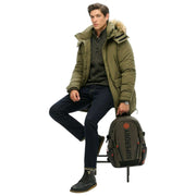 Haftowany plecak Superdry & Co Tarp – oliwkowy