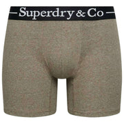 Superdry & Co Potrójne spodenki kąpielowe – brązowy marl/brązowy grys/tan marl