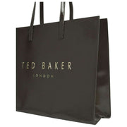 Bardzo duża marszczona torba Ted Baker Crikon Icon – średnioszara