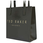 Mała marszczona torba Ted Baker Crinion z ikoną – średnioszara