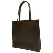 Duża marszczona torba Ted Baker Crinkon Icon – ciemnoszara