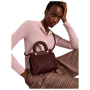Torba na zakupy Ted Baker Roniaa z uchwytem - ciemnoczerwona