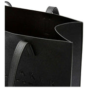 Duża torba z ikonami Ted Baker Soocon Crosshatch - czarna