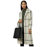 Duża torba z ikonami Ted Baker Soocon Crosshatch - czarna