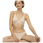 Biustonosz z fiszbinami Triumph Amourette Charm – kremowy sen