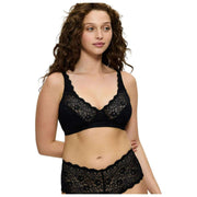 Biustonosz bez fiszbin Triumph Amourette – czarny