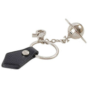 Brelok do kluczy Vivienne Westwood 3D Orb - czarny/srebrny