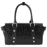 Mini crossbody Vivienne Westwood Bettina Emboss Croc - czarny