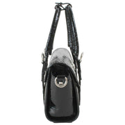 Mini crossbody Vivienne Westwood Bettina Emboss Croc - czarny