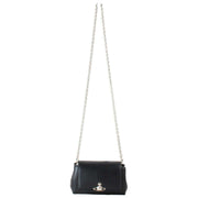 Mała torebka Vivienne Westwood Hazel Grain - czarna