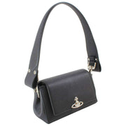 Mała torebka Vivienne Westwood Hazel Saffiano - czarna