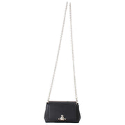Mała torebka Vivienne Westwood Hazel Saffiano - czarna