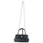 Gładka mała torba Vivienne Westwood Pamela - czarna