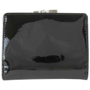 Vivienne Westwood Shiny Patent Small Frame Purse - Black