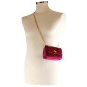 Vivienne Westwood Velvet Small Purse Chain Bag - Purple