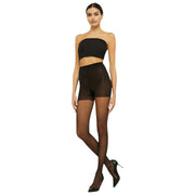 Rajstopy Wolford Individual Ultra Sheer 10 Denier Control Top - czarne