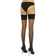 Wolford Satin Touch 20 Denier Stay Ups - Black