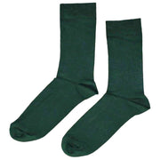 Bassin and Brown 5 Pack Plain Bamboo Socks - Red/Yellow/Sea Green/Blue/Mustard