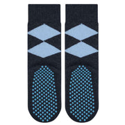 Burlington Cosy Argyle Socks - Midnight Blue