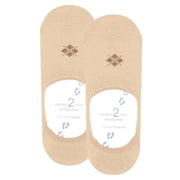 Burlington Everyday 2-Pack No Show Socks - Beige