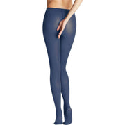 Falke Cotton Touch Tights - Lapis Blue