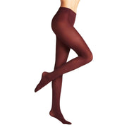 Falke Pure Matt 50 Deiner Tights - Burgundy