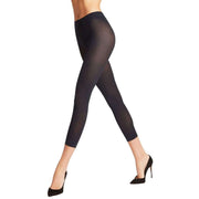 Falke Pure Matt 50 Denier Capri Leggings - Marine Navy