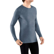Falke Wool-Tech Light Regular Fit Long Sleeve Shirt - Captain Blue