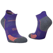 Hilly Supreme Socklet Med Socks - Plum/Grey Marl