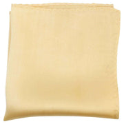 Knightsbridge Neckwear Fine Silk Pocket Square - Light Yellow