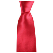 Knightsbridge Neckwear Regular Polyester Tie - Bright Red